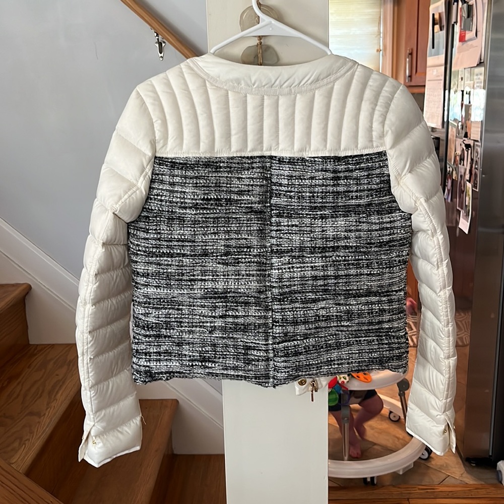 Tweed and down jacket - Picture 5 of 6